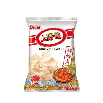 混批 上好佳鮮蝦條80g 蝦片 兩種口味膨化食品 休閑風(fēng)味小零食