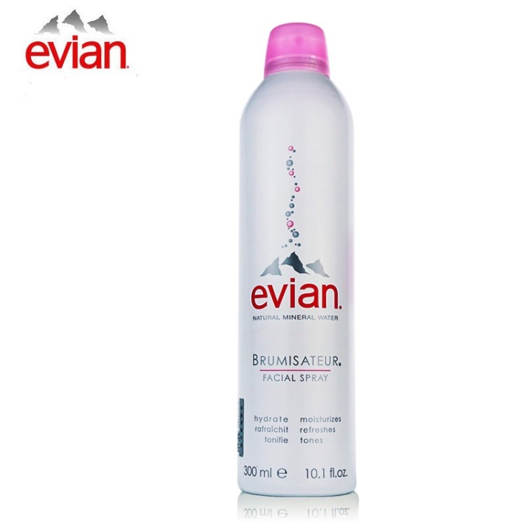 依云（evian）天然礦泉水法國噴霧補水保濕定妝300ml