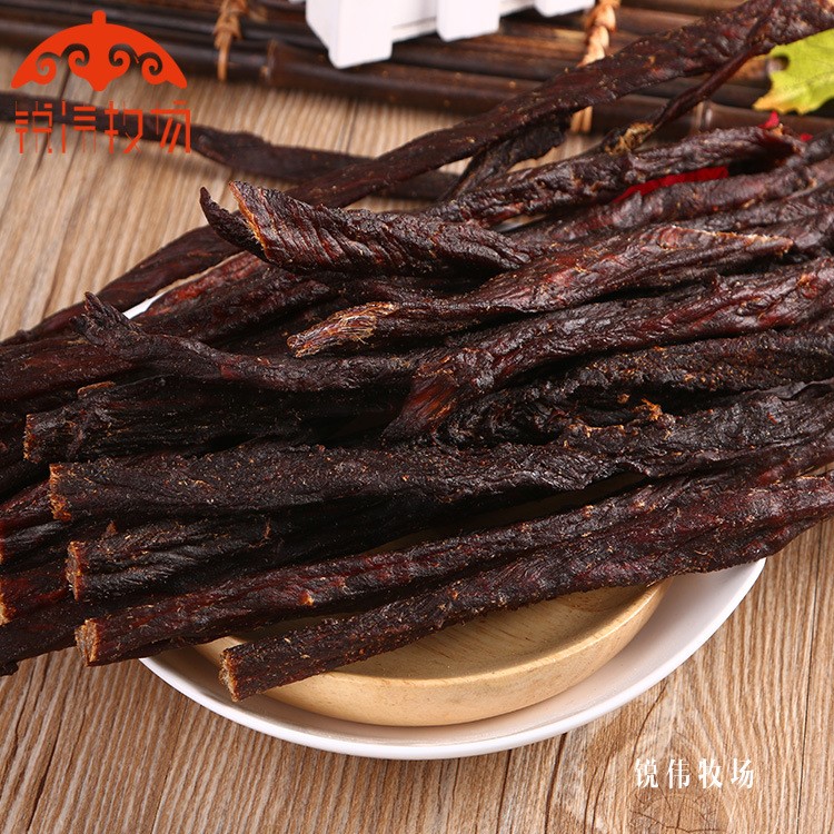 超干風干牛肉干內(nèi)蒙古特產(chǎn)休閑食品散裝牛肉食品麻辣零食