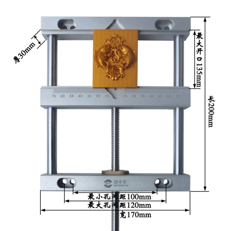 廠家直銷 鋁制臺鉗浮雕鏤空虎鉗銑床夾具 數(shù)控雕刻機精密平口鉗
