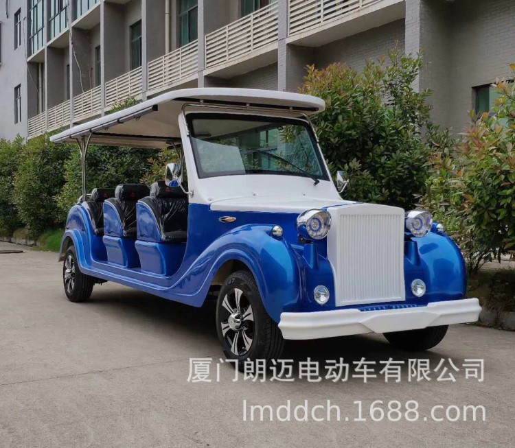 朗邁電動看樓車 12座豪華電動老爺車 生產各類四輪電動車廠家