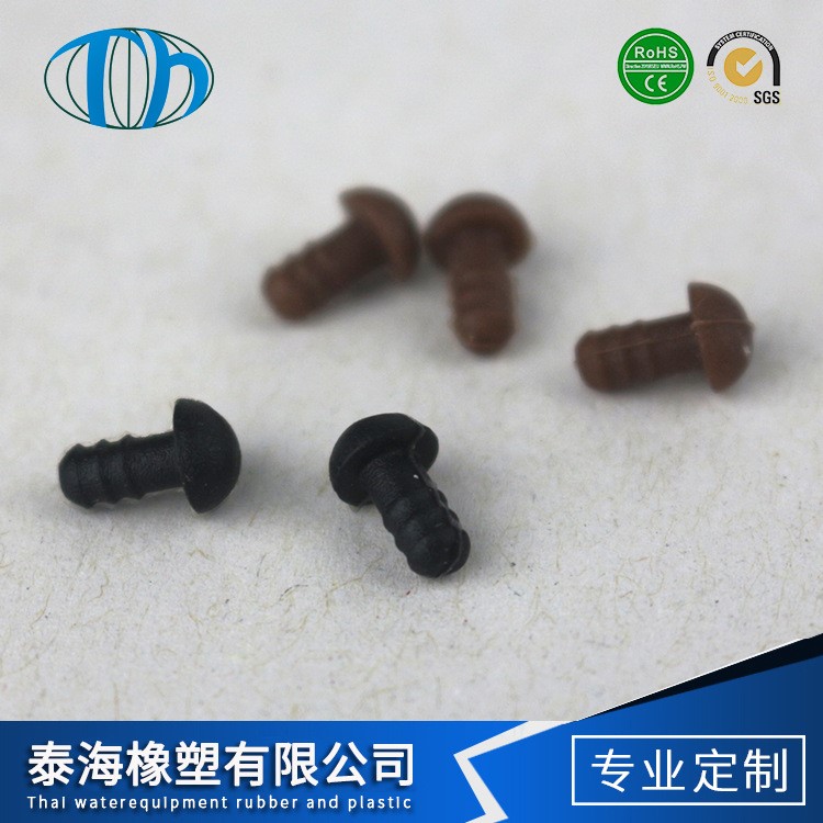 泰海廠生產(chǎn)樂器譜架膠粒 密封防碰消音防滑粒 膠塞 硅膠鏍絲釘