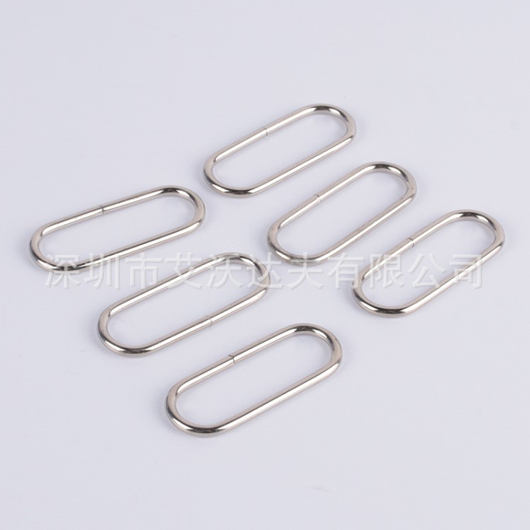 旦扣 五金箱包手袋 服飾 鞋子配件扣具件 金屬 橢圓線扣口扣