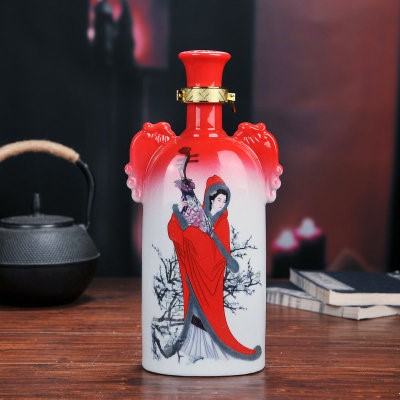 新款景德鎮(zhèn)陶瓷酒瓶 山西杏花村白酒 北京陶瓷創(chuàng)意酒瓶酒壇