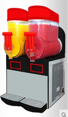 福建廈門福州雙缸商用雪融機雪粒冷飲機樣機二手