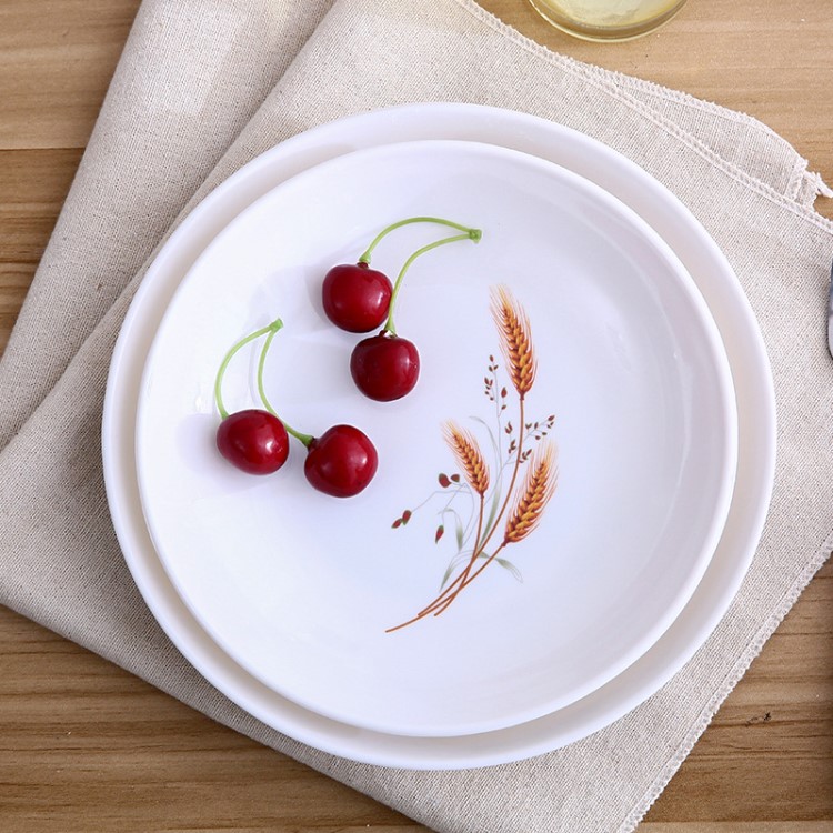 家用盤子菜盤家用創意餐具水果盤菜盤點托盤碟子碗盤塑料餐盤