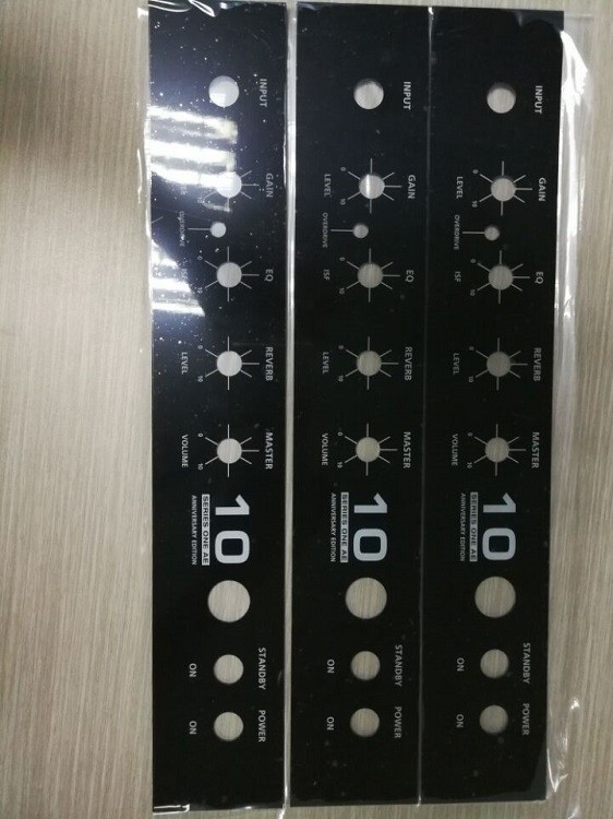 DVD功放面板鏡片  PC銘板  PC絲印標牌 功能PC片