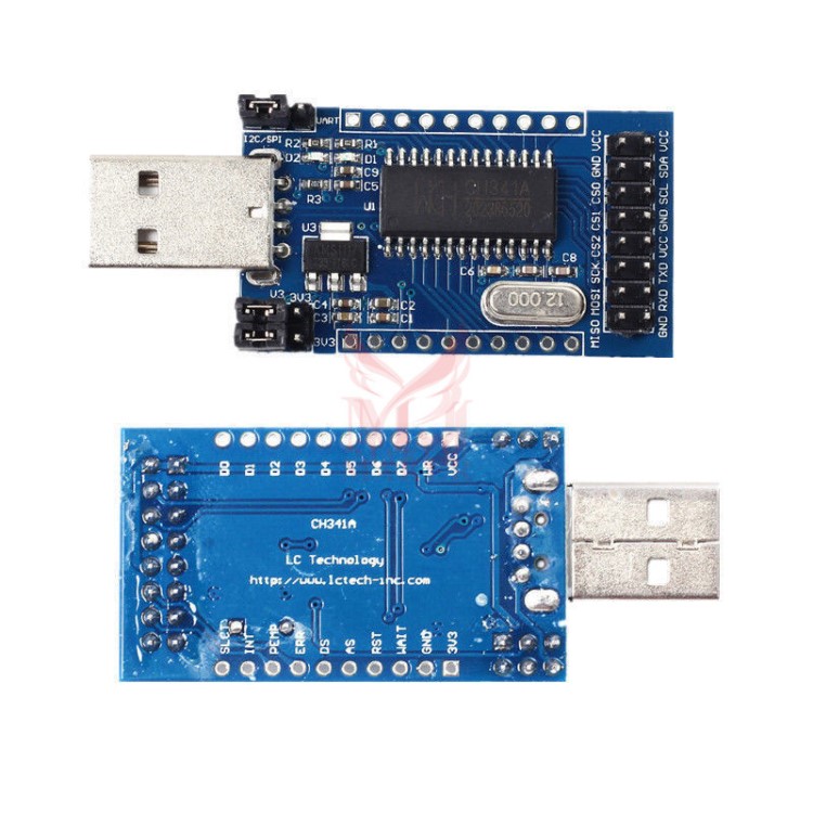 CH341A USB 轉(zhuǎn) UART IIC SPI TTL ISP EPP/MEM 并口轉(zhuǎn)換器