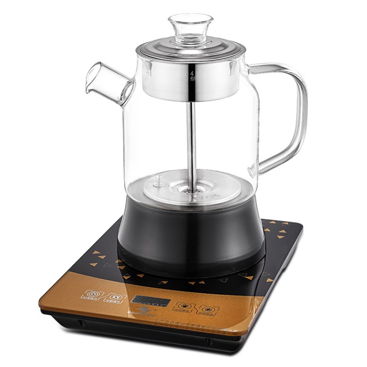 申花智能全自動玻璃加厚蒸汽多功能養生黑茶煮茶器壺
