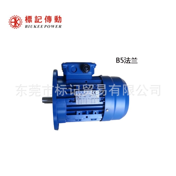 代理 BBM普通馬達(dá) B5/B14法蘭安裝 4P 0.37KW BM71B4  單相電動(dòng)機(jī)