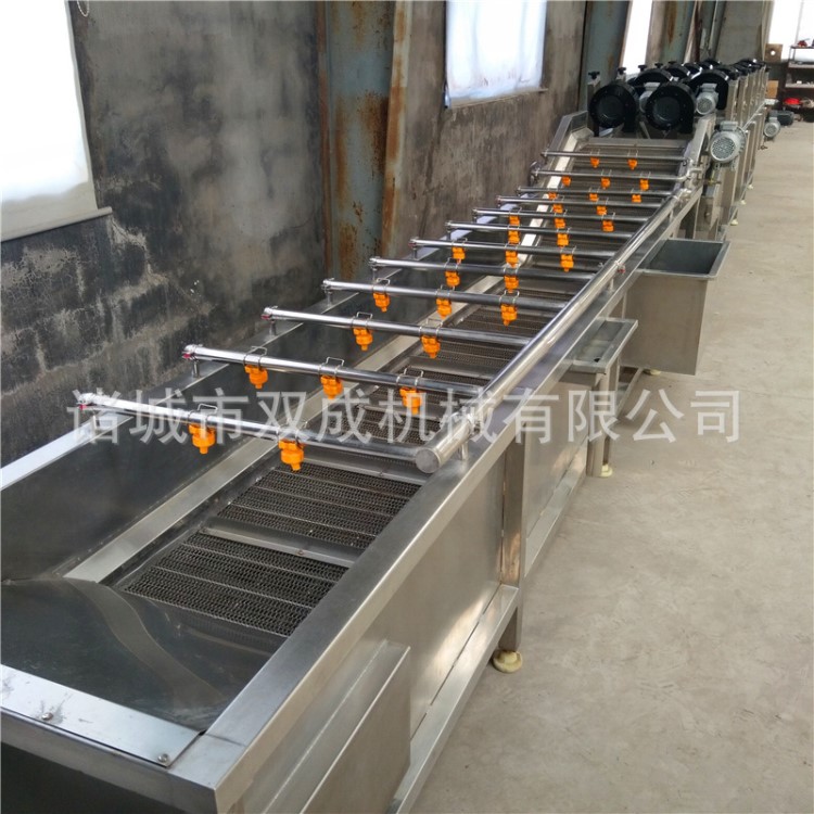 鴨梨皇冠梨水果清洗加工設(shè)備 多用型蔬菜清洗機(jī) 大棗清洗機(jī)廠