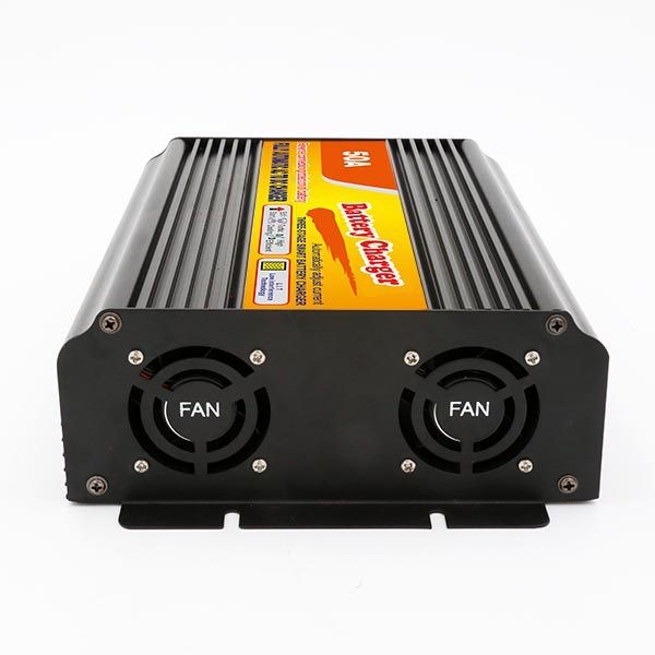 廠家批發12V50A智能充電器 大電流快充 叉車充電器 自帶檢測功能