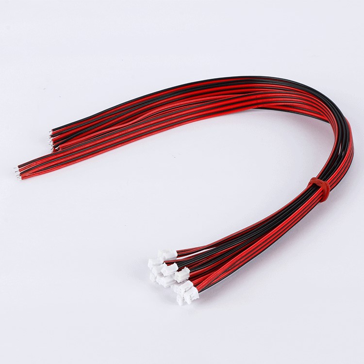 UL2468#24AWG 红黑排线 彩排线 并线 2P端子线 PH2.0端子线