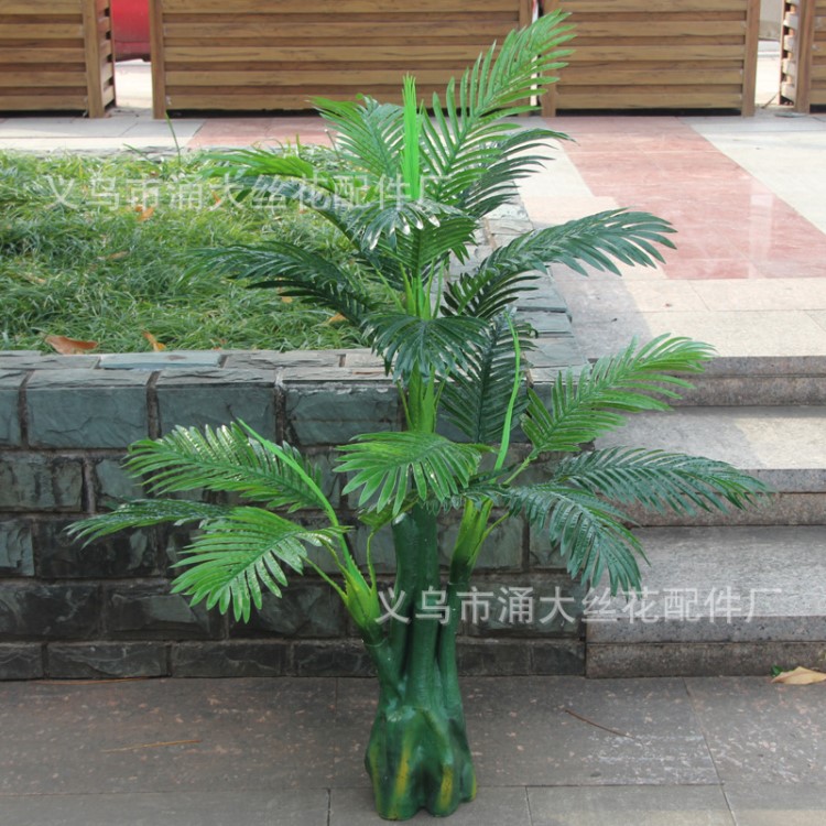 仿真葵樹 仿真植物 綠植室內(nèi)外假樹 外貿(mào)批發(fā)人造景觀工程園藝樹