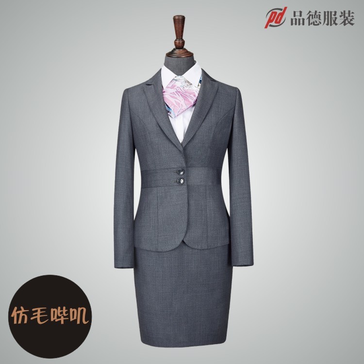 商務(wù)正裝西服套裝 團(tuán)體訂做女西裝職業(yè)裝工作服西服定做 西服廠