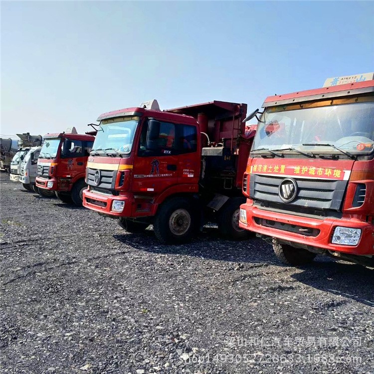 出售二手德龍豪沃東風歐曼后八輪貨車工程車前四后八工程自卸車