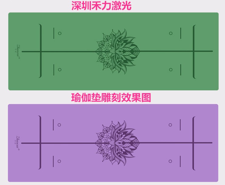 EVA泡棉鏤空切割機 橡膠棉PU皮革激光切割機 瑜伽墊雕刻機器