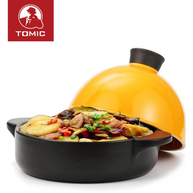 TOMIC/特美刻  耐熱陶瓷火鍋 時(shí)尚環(huán)保健康燉鍋 禮品定制LOGO