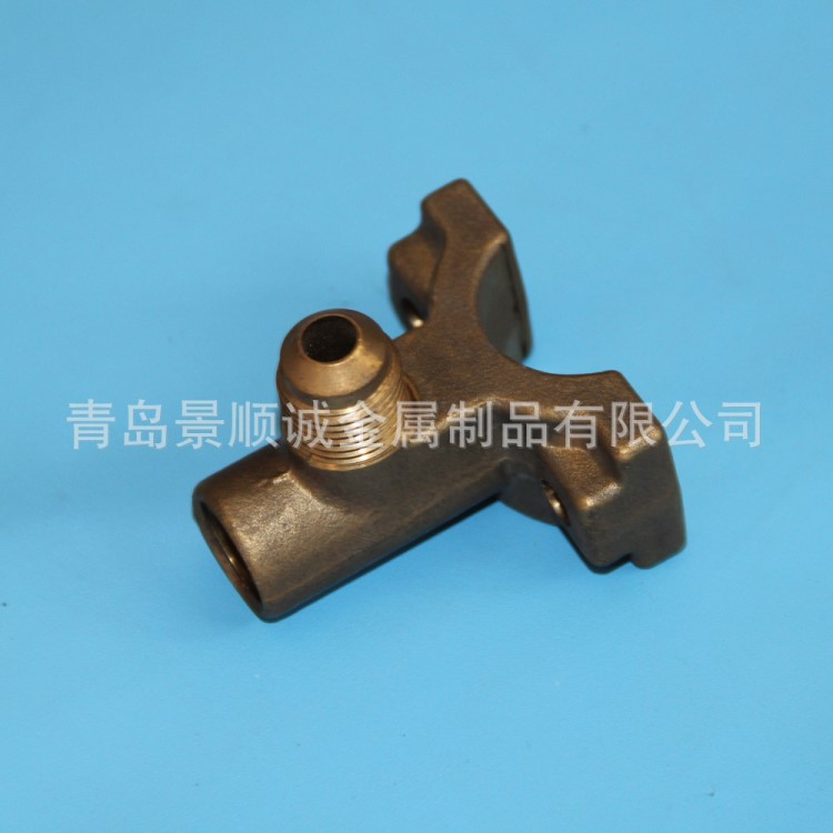 59-1黃銅鍛造件加工  黃銅熱鍛工藝  黃銅鍛造啟動設備接頭