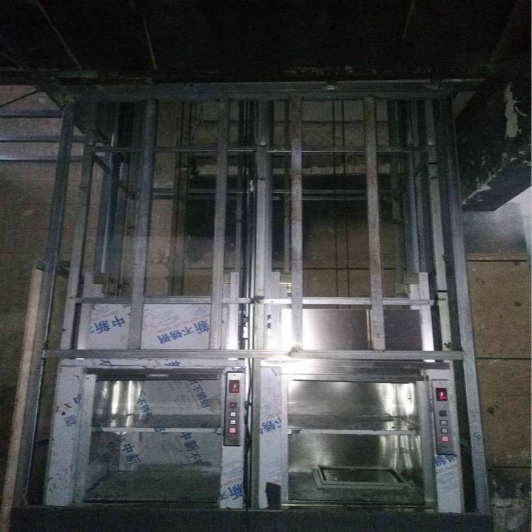 河南食堂雜物梯 大型酒店賓館專用 傳菜電梯 曳引傳菜機(jī)a6