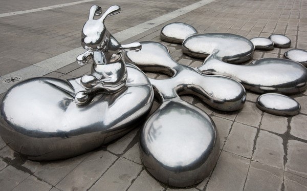 人物不銹鋼雕塑--重慶不銹鋼雕塑訂做HHY008