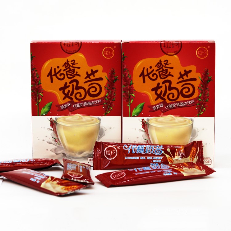 藜麥味代餐奶昔膳食纖維代餐粉飽腹健康減肥綠色沖調(diào)飲品