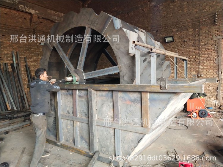 水洗洗沙機 礦石洗沙機生產線 大型輪斗洗砂機