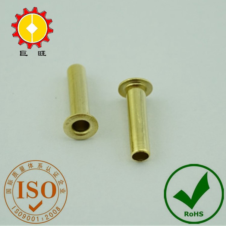 鉚釘廠家供應空心鉚釘4*6.5  3*9.5鐵鉚釘空心 銅柳釘空心鉚釘