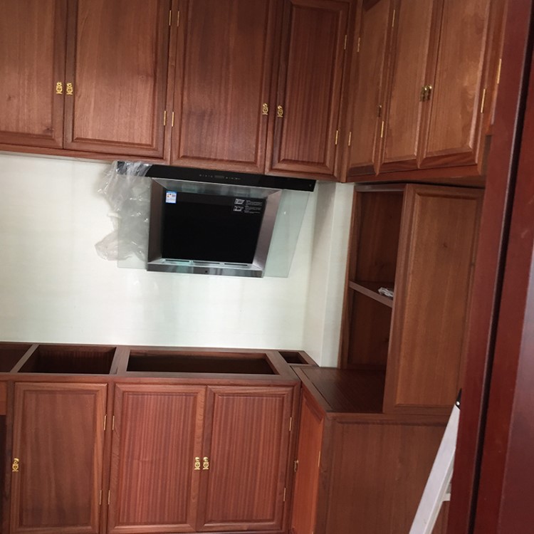 廠家實(shí)木櫥柜門板 整體廚房櫥柜廚房收納廚櫃組合柜墻吊柜定制