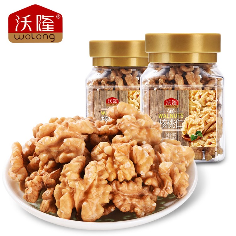 【沃隆核桃仁100g】辦公室零食堅果散裝批發(fā)核桃堅果