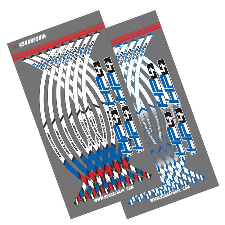 摩托車貼紙 適用寶馬 HP4 專用輪圈 鋼圈貼 反光貼花 輪轂貼