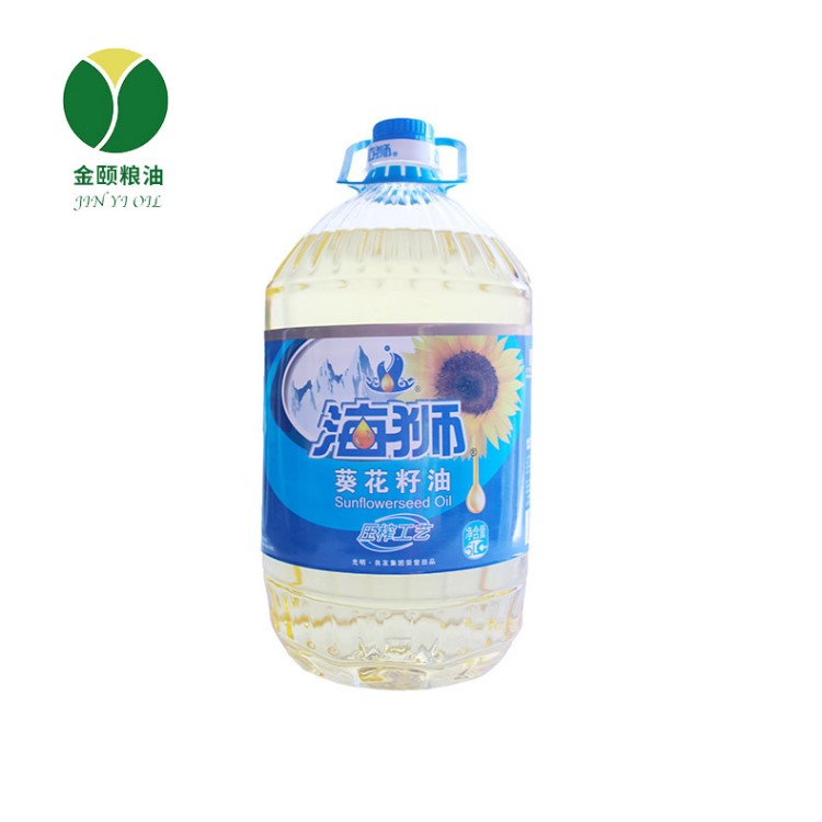 上海生產海獅葵花籽油5L 物理壓榨食用油 科學健康比例家庭用油