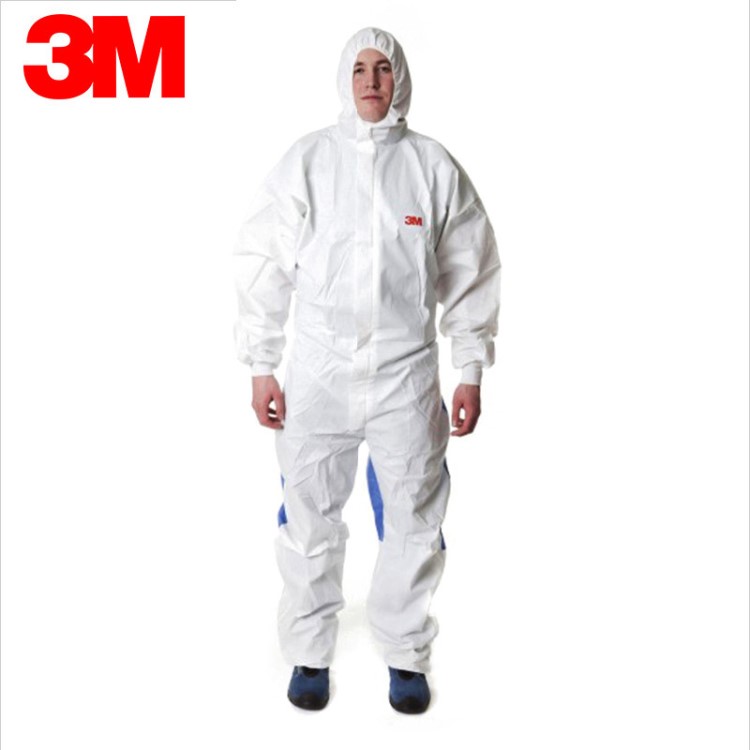 3M 4535防護(hù)服 防塵 連體帶帽 防化噴漆服 透氣背 防疫服