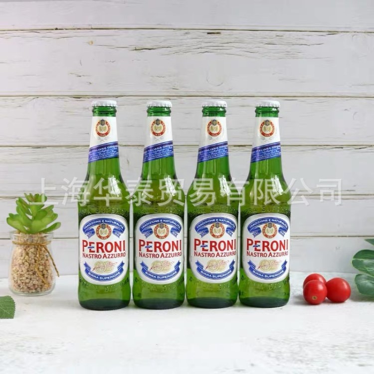 意大利啤酒 佩罗尼蓝带啤酒Peroni 佩罗尼330*24瓶