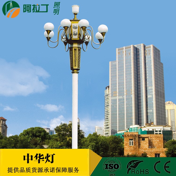 廠家直銷中華燈 LED廣場照明中華燈 6米8米戶外照明路燈