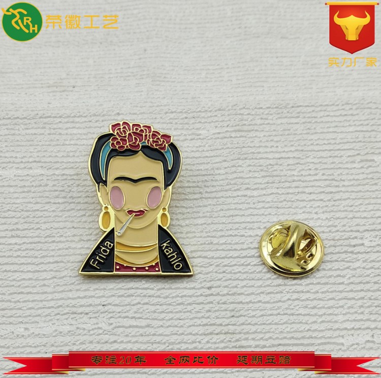 廠家定制金屬工藝品 金屬徽章&nbsp;鋅合金胸章 個性烤漆胸章 產(chǎn)銷烤漆