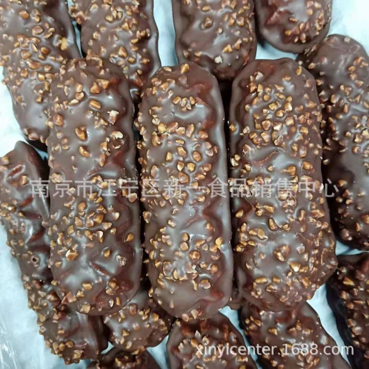 散裝巧克力涂層蛋糕 接粒棒 糕點批發 一箱7斤