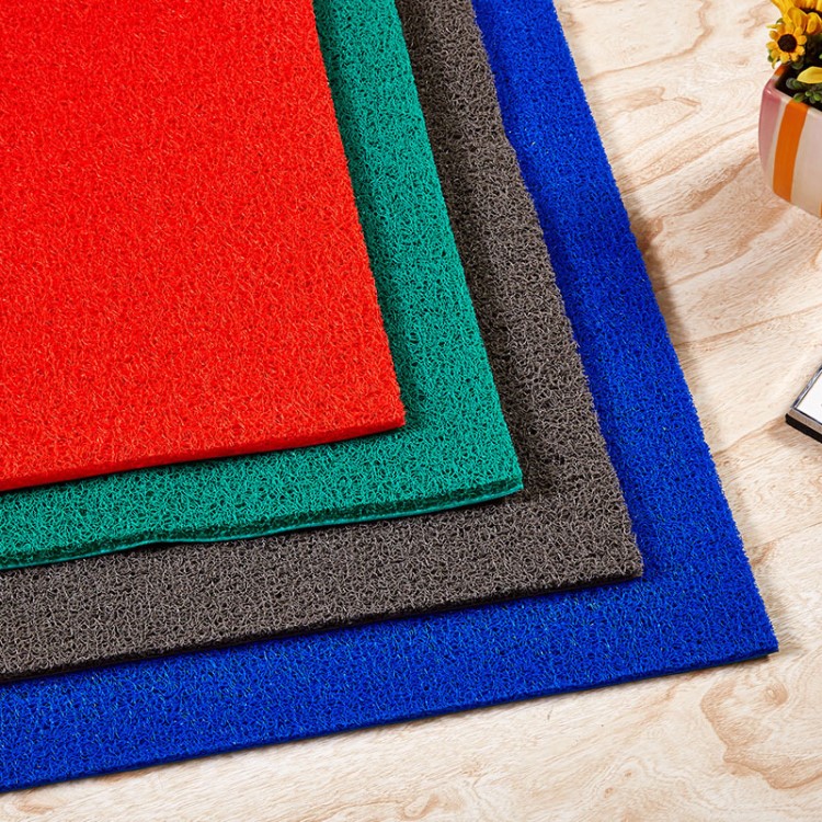 pvc防滑除尘3a3g拉丝喷丝卷材加厚丝圈地垫塑料酒店宾馆迎宾地毯