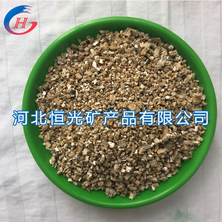 耐火材料用蛭石 新疆白膨脹蛭石顆粒 1-3mm