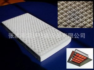 供應(yīng)蜂窩陶瓷片,紅外線陶瓷片,瓦斯?fàn)t頭專用陶瓷片 135*90*12mm