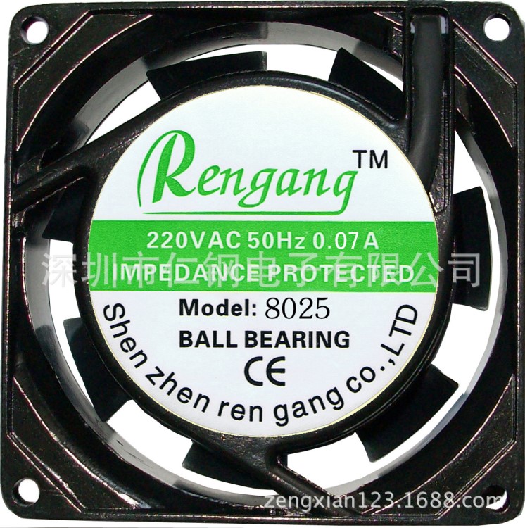 廠家直供AC 8025散熱風扇 加濕器風扇 工業風機8025 交流散熱風扇
