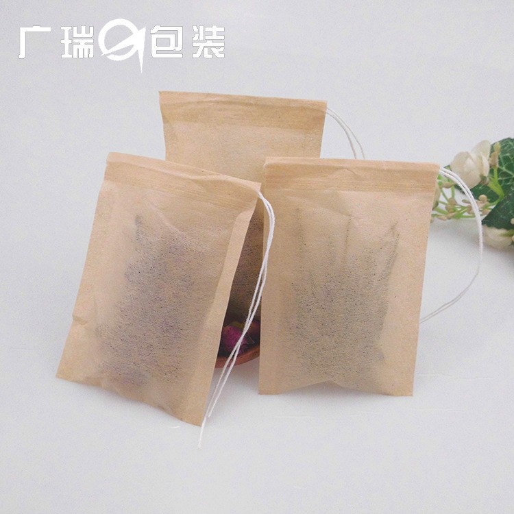 一次性泡茶袋加工定制环保木浆纸抽线茶叶包袋卤煮熬药袋过滤袋包