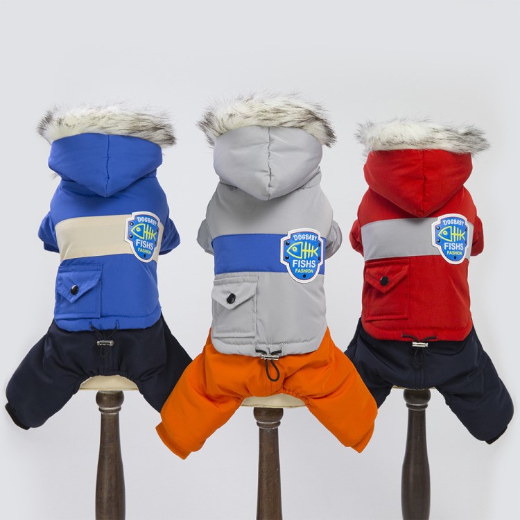 Dogbaby寵物衣服訂做衣服寵物服裝秋冬新款外貿現貨18歐美風雪衣