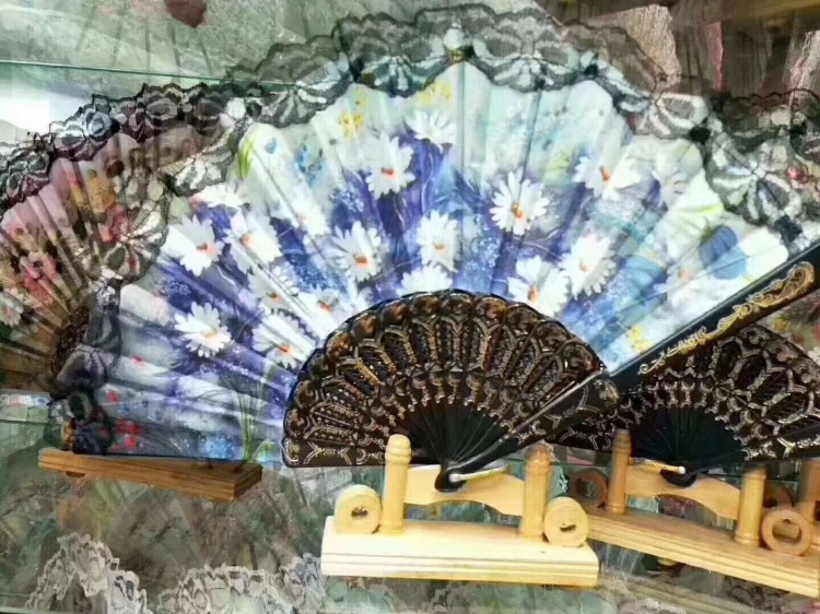 蕾絲花邊折扇 花邊扇 扇子 古典扇  工廠直發