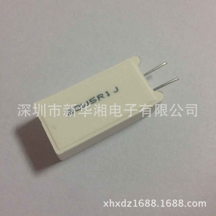 立式水泥電阻SQM20W10W5R1,5.1R,20W5.1歐5% 銅腳 高品質(zhì)