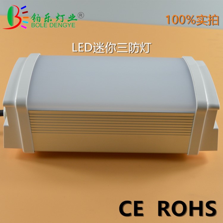 高亮度迷你版LED三防燈具 隧道戶外建筑專用IP65LED三防燈吸頂