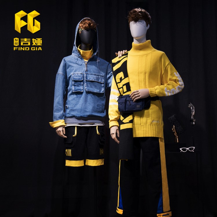 服裝模特道具男全身半身發(fā)現(xiàn)吉婭潮牌男裝櫥窗展示假人模特架