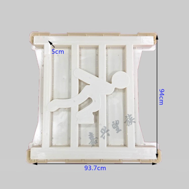 护栏京张铁路桥面厂家供应93.7x94x5批发  塑料模具水泥预制品