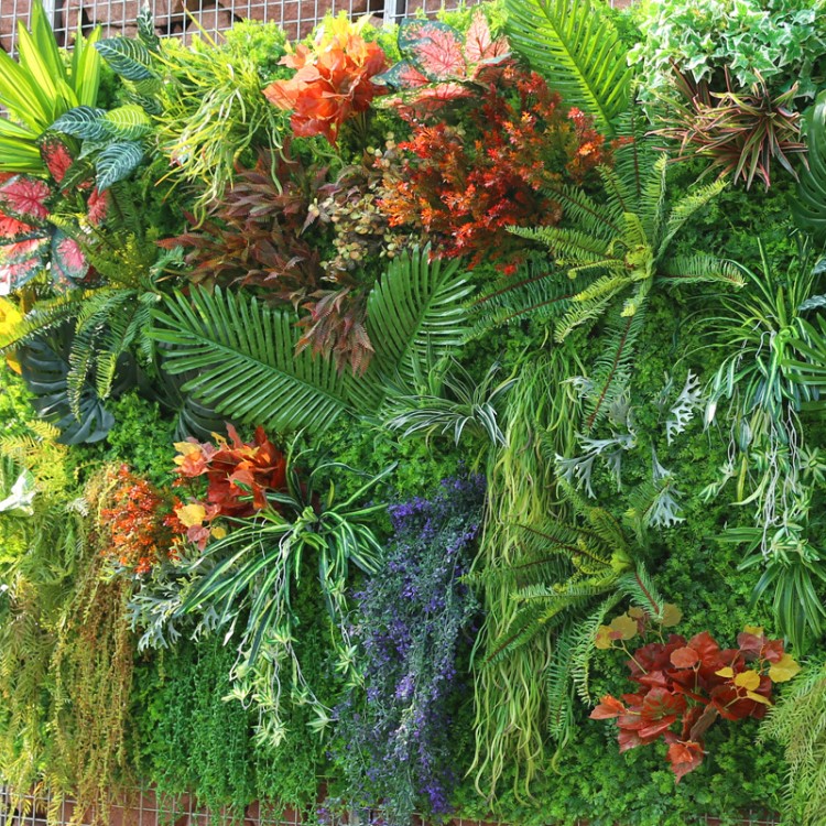 工厂店仿真植物墙绿化墙体仿真草坪地毯背景墙阳台绿植装饰绿色植