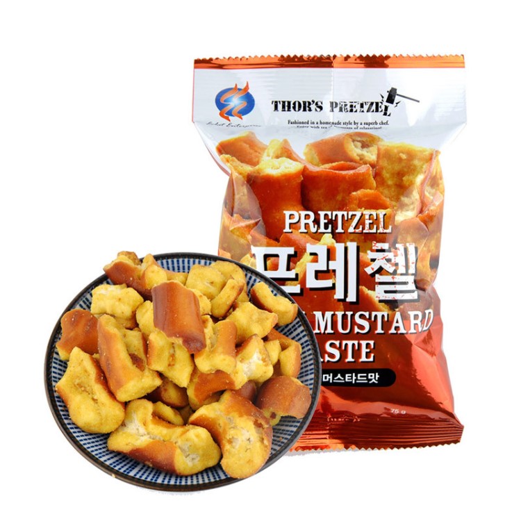 韓國(guó)叮叮脆面包干切達(dá)奶酪味75g休閑零食餅干世界杯啤酒伴侶